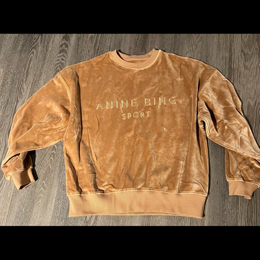 Anine Bing Evan Sweatshirt Taupe